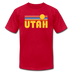 Utah T-Shirt - Retro Sunrise Unisex Utah T Shirt - red