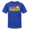 Vermont T-Shirt - Retro Sunrise Unisex Vermont T Shirt