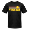 Vermont T-Shirt - Retro Sunrise Unisex Vermont T Shirt