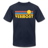 Vermont T-Shirt - Retro Sunrise Unisex Vermont T Shirt