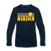 Alaska Long Sleeve T-Shirt - Retro Sunrise Unisex Alaska Long Sleeve Shirt - deep navy