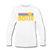 Boise, Idaho Long Sleeve T-Shirt - Retro Sunrise Unisex Boise Long Sleeve Shirt - white