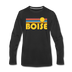 Boise, Idaho Long Sleeve T-Shirt - Retro Sunrise Unisex Boise Long Sleeve Shirt - black