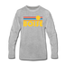 Boise, Idaho Long Sleeve T-Shirt - Retro Sunrise Unisex Boise Long Sleeve Shirt - heather gray