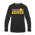 Boston, Massachusetts Long Sleeve T-Shirt - Retro Sunrise Unisex Boston Long Sleeve Shirt - black