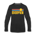 Denver, Colorado Long Sleeve T-Shirt - Retro Sunrise Unisex Denver Long Sleeve Shirt - black