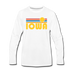Iowa Long Sleeve T-Shirt - Retro Sunrise Unisex Iowa Long Sleeve Shirt - white