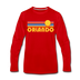 Orlando, Florida Long Sleeve T-Shirt - Retro Sunrise Unisex Orlando Long Sleeve Shirt - red