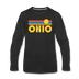 Ohio Long Sleeve T-Shirt - Retro Sunrise Unisex Ohio Long Sleeve Shirt - black