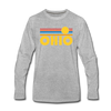 Ohio Long Sleeve T-Shirt - Retro Sunrise Unisex Ohio Long Sleeve Shirt - heather gray