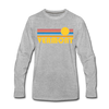 Vermont Long Sleeve T-Shirt - Retro Sunrise Unisex Vermont Long Sleeve Shirt - heather gray