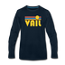 Vail, Colorado Long Sleeve T-Shirt - Retro Sunrise Unisex Vail Long Sleeve Shirt - deep navy