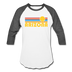 Arizona Baseball T-Shirt - Retro Sunrise Unisex Arizona Raglan T Shirt - white/charcoal