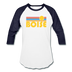 Boise, Idaho Baseball T-Shirt - Retro Sunrise Unisex Boise Raglan T Shirt - white/navy