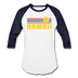 Hawaii Baseball T-Shirt - Retro Sunrise Unisex Hawaii Raglan T Shirt - white/navy