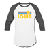 Iowa Baseball T-Shirt - Retro Sunrise Unisex Iowa Raglan T Shirt - white/charcoal