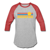 Jackson Hole, Wyoming Baseball T-Shirt - Retro Sunrise Unisex Jackson Hole Raglan T Shirt