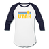 Utah Baseball T-Shirt - Retro Sunrise Unisex Utah Raglan T Shirt - white/navy