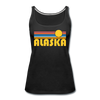 Alaska Women’s Tank Top - Retro Sunrise Women’s Alaska Tank Top - black