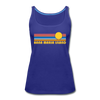 Anna Maria Island, Florida Women’s Tank Top - Retro Sunrise Women’s Anna Maria Island Tank Top - royal blue