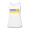 Atlanta, Georgia Women’s Tank Top - Retro Sunrise Women’s Atlanta Tank Top - white