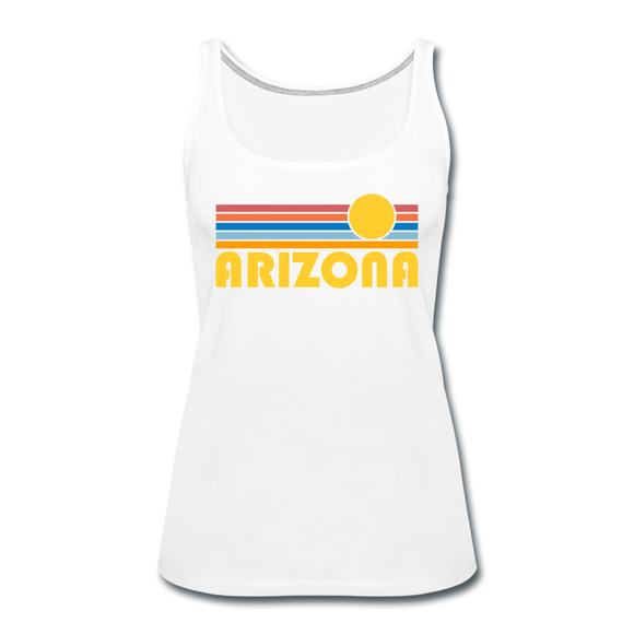 Arizona Women’s Tank Top - Retro Sunrise Women’s Arizona Tank Top - white