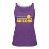 Arizona Women’s Tank Top - Retro Sunrise Women’s Arizona Tank Top - purple
