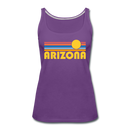 Arizona Women’s Tank Top - Retro Sunrise Women’s Arizona Tank Top - purple