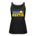 Austin, Texas Women’s Tank Top - Retro Sunrise Women’s Austin Tank Top - black
