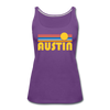 Austin, Texas Women’s Tank Top - Retro Sunrise Women’s Austin Tank Top - purple