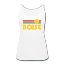 Boise, Idaho Women’s Tank Top - Retro Sunrise Women’s Boise Tank Top - white