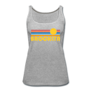 Brooklyn, New York Women’s Tank Top - Retro Sunrise Women’s Brooklyn Tank Top - heather gray