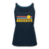 Brooklyn, New York Women’s Tank Top - Retro Sunrise Women’s Brooklyn Tank Top - deep navy