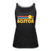 Boston, Massachusetts Women’s Tank Top - Retro Sunrise Women’s Boston Tank Top - black
