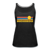 Breckenridge, Colorado Women’s Tank Top - Retro Sunrise Women’s Breckenridge Tank Top - black