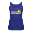Breckenridge, Colorado Women’s Tank Top - Retro Sunrise Women’s Breckenridge Tank Top - royal blue