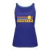 California Women’s Tank Top - Retro Sunrise Women’s California Tank Top - royal blue