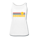 Colorado Women’s Tank Top - Retro Sunrise Women’s Colorado Tank Top - white