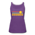 Colorado Women’s Tank Top - Retro Sunrise Women’s Colorado Tank Top - purple
