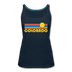 Colorado Women’s Tank Top - Retro Sunrise Women’s Colorado Tank Top - deep navy