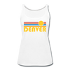 Denver, Colorado Women’s Tank Top - Retro Sunrise Women’s Denver Tank Top - white
