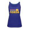 Florida Women’s Tank Top - Retro Sunrise Women’s Florida Tank Top - royal blue