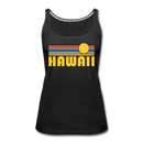 Hawaii Women’s Tank Top - Retro Sunrise Women’s Hawaii Tank Top - black