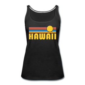 Hawaii Women’s Tank Top - Retro Sunrise Women’s Hawaii Tank Top - black