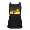 Hawaii Women’s Tank Top - Retro Sunrise Women’s Hawaii Tank Top - black