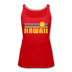 Hawaii Women’s Tank Top - Retro Sunrise Women’s Hawaii Tank Top - red