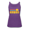 Hawaii Women’s Tank Top - Retro Sunrise Women’s Hawaii Tank Top - purple