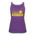 Hawaii Women’s Tank Top - Retro Sunrise Women’s Hawaii Tank Top - purple