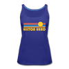 Hilton Head, South Carolina Women’s Tank Top - Retro Sunrise Women’s Hilton Head Tank Top - royal blue