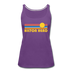 Hilton Head, South Carolina Women’s Tank Top - Retro Sunrise Women’s Hilton Head Tank Top - purple